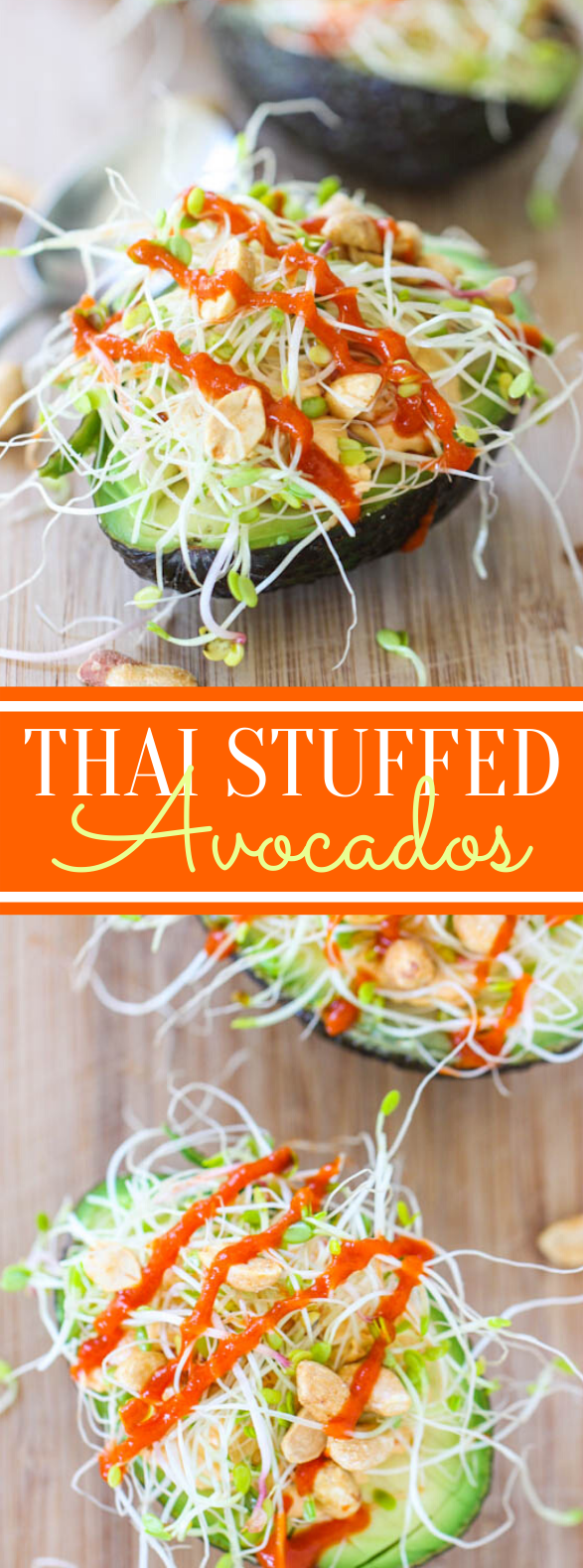Thai Stuffed Avocados #vegetarian #appetizers Thai Stuffed Avocados #vegetarian #appetizers