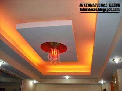 False Ceiling Pop Designs With Led Ceiling Lighting Ideas
