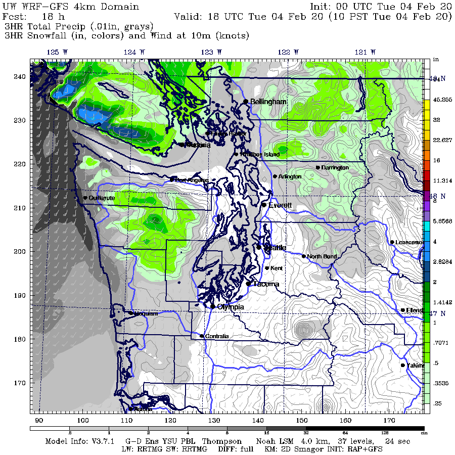 Cliff Mass Weather Blog A Wild Tuesday Ahead Snow Showers Followed by