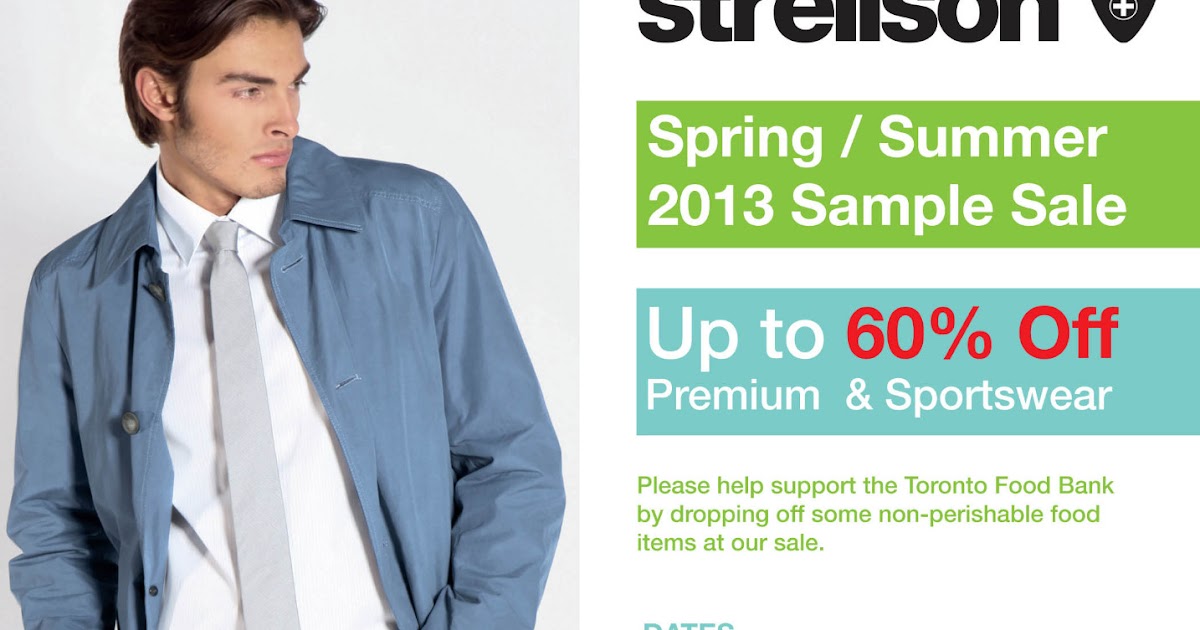 The Styled Man: The one and only STRELLSON SALE!!!!