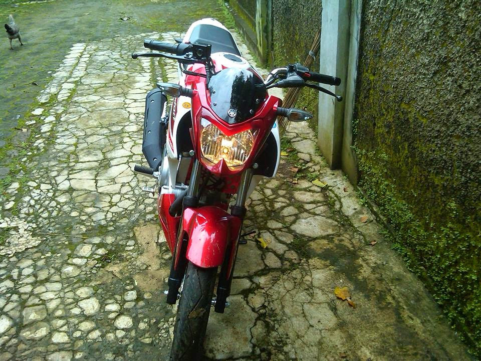 Cover Headlamp New Vixion Lightning bikin Garang Modifikasi Fairing Motor