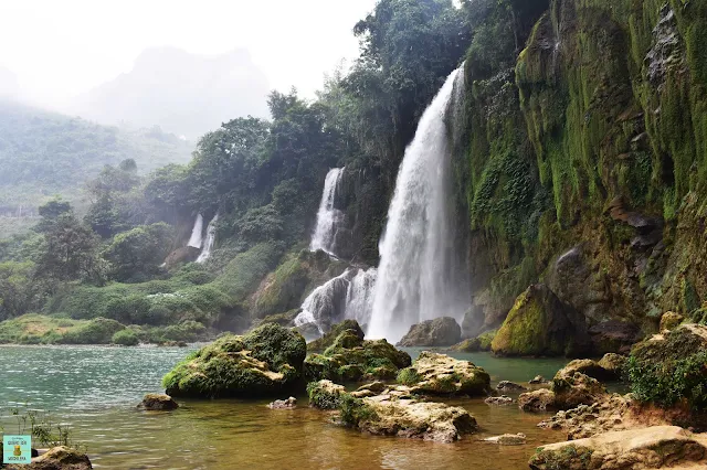 Cascada Ban Gioc (parte izquierda), Vietnam