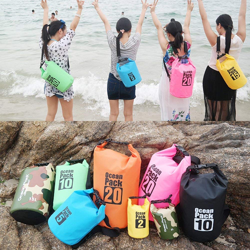 BB Ki Vines Comics Waterproof Ocean Pack Dry Bag for Hiking in Multi