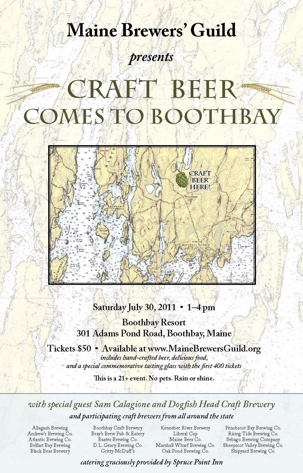 Maine Brewers' Guild What's on tap at Maine Craft Beer Comes to Boothbay