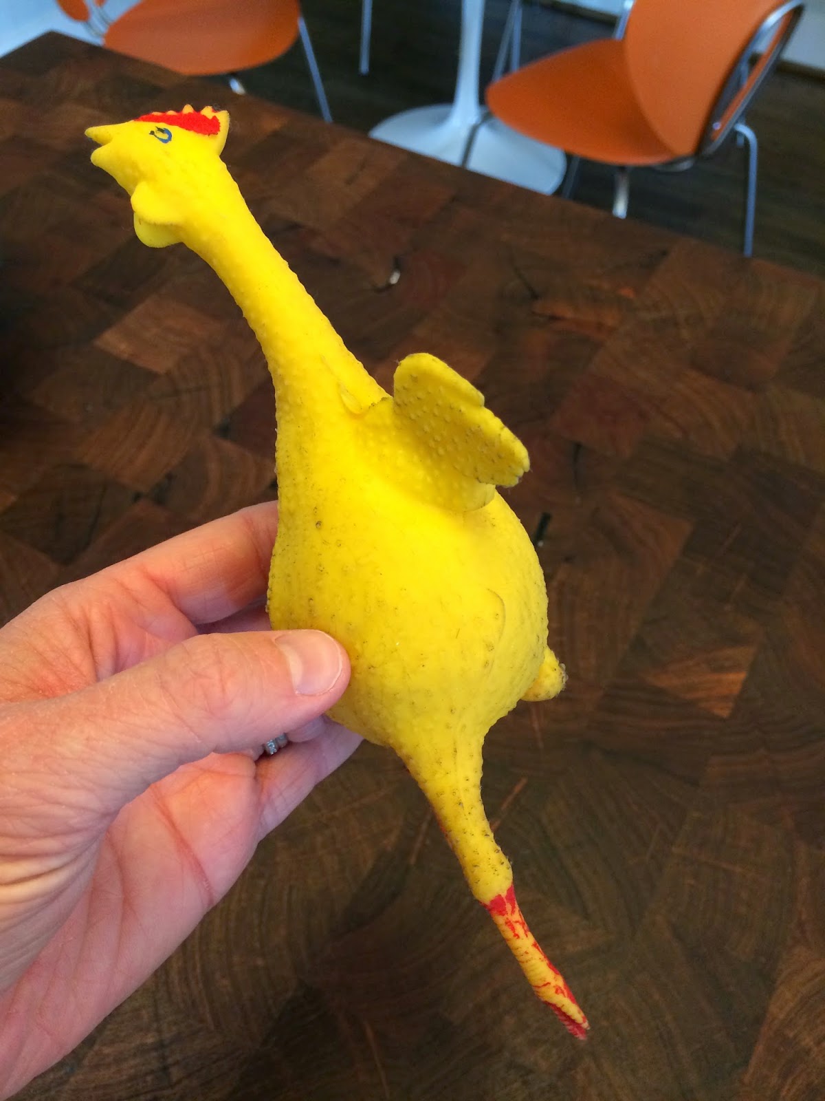 life on (and off) O street rubber chicken.