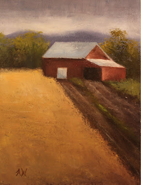 Road to Barn 12x9