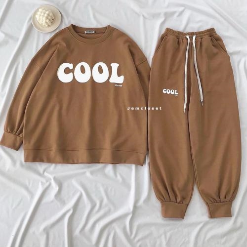 Set bộ cool chất nỉ dày hình in 5D form thụng