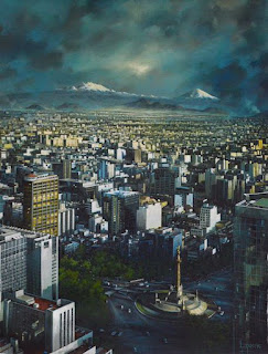 vistas-panorámicas-ciudades-pinturas-óleo panorámicos, paisajes-pinturas