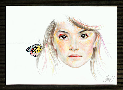 Pencil Portrait by Janina Brandao