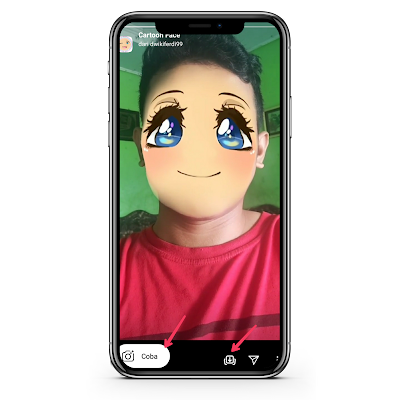 Filter Anime Instagram Cartoon Face Simak Disini Androidkom