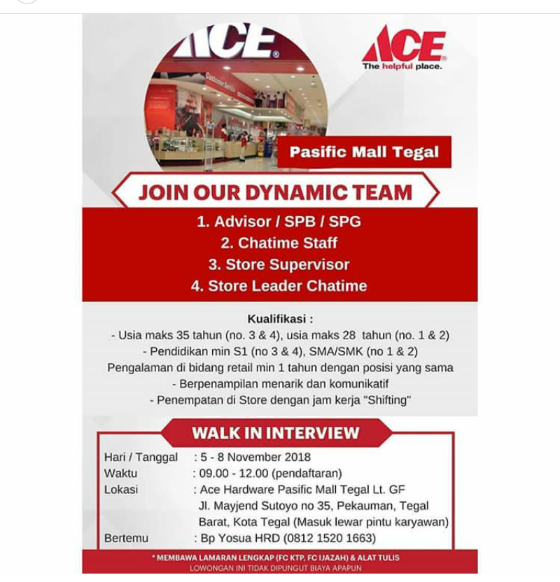 Lowongan Kerja Di Semarang Usia 35 Tahun - Info Seputar ...
