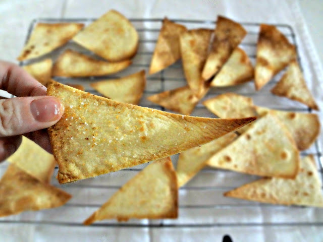 Homemade Baked Tortilla Chips Homemade Baked Tortilla Chips