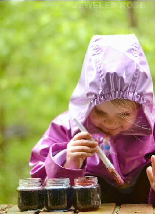 Turn rain into rainbows with this easy paint recipe for kids! #rainpaintingkids #rainpaint #paintrecipeforkids #rainydayactivities #growingajeweledrose #activitiesforkids