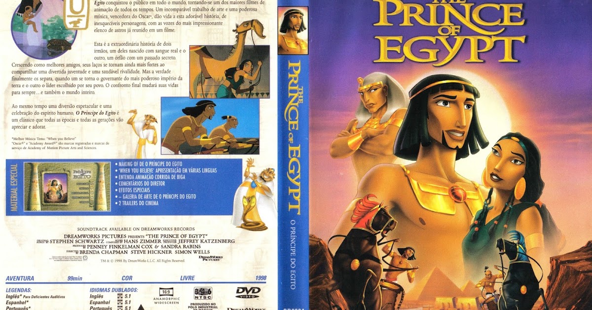 Oficial Capas O Príncipe do Egito Oficial Capas O Príncipe do Egito