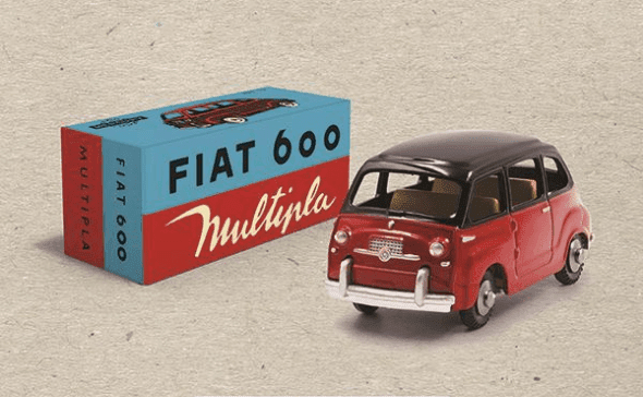 mercury la colleziones, mercury la colleziones Fiat 600 Multipla bicolore