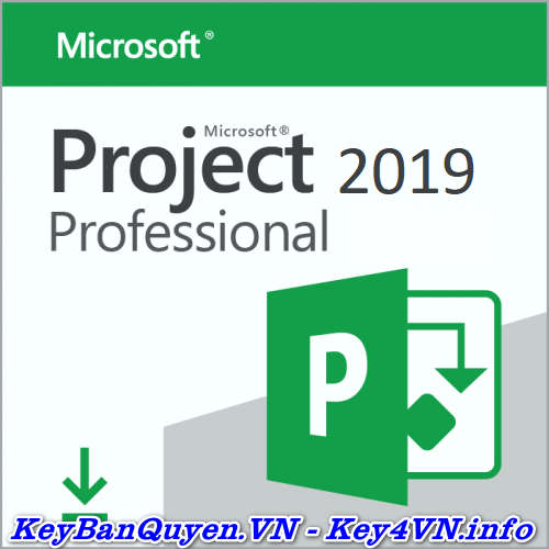 Bán key bản quyền Project Professional 2019 Full 32 và 64 Bit .