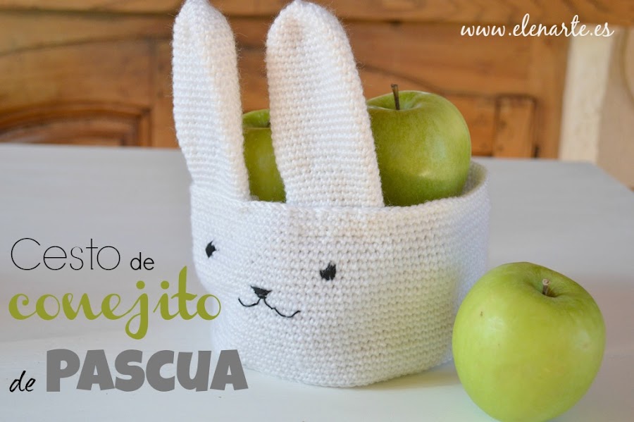 conejo de pascua de ganchillo