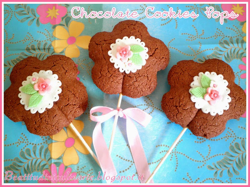 chocolate cookies pops