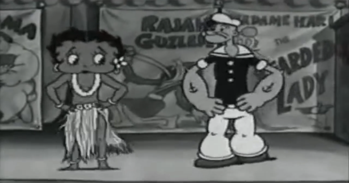 Betty Boop and Popeye