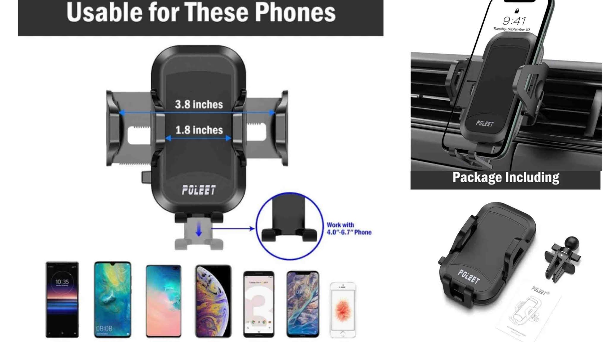 Poleet car mounts for phones review wheeledparadise