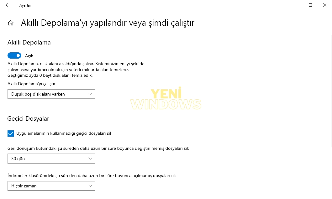 Windows 10'da geçici dosyalar nasıl silinir 7 20210110 7