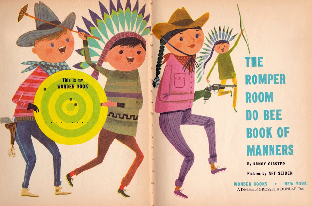 "The Romper Room Do Bee Book of Manners" by Nancy Claster, illustrated by Art Seiden (1960)