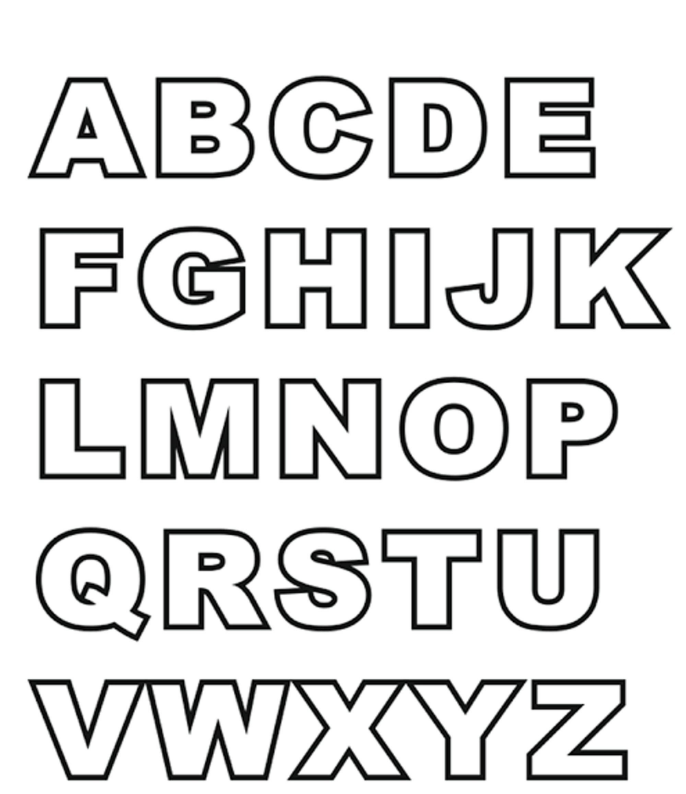 Block Letter Template Billing Template
