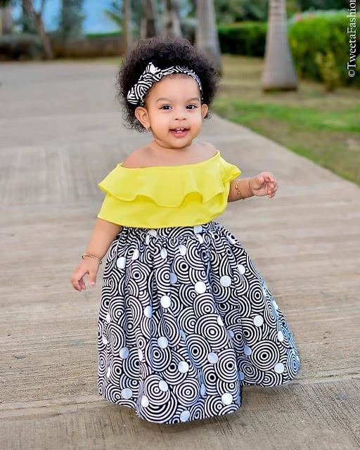 ankara styles for baby girl 2019