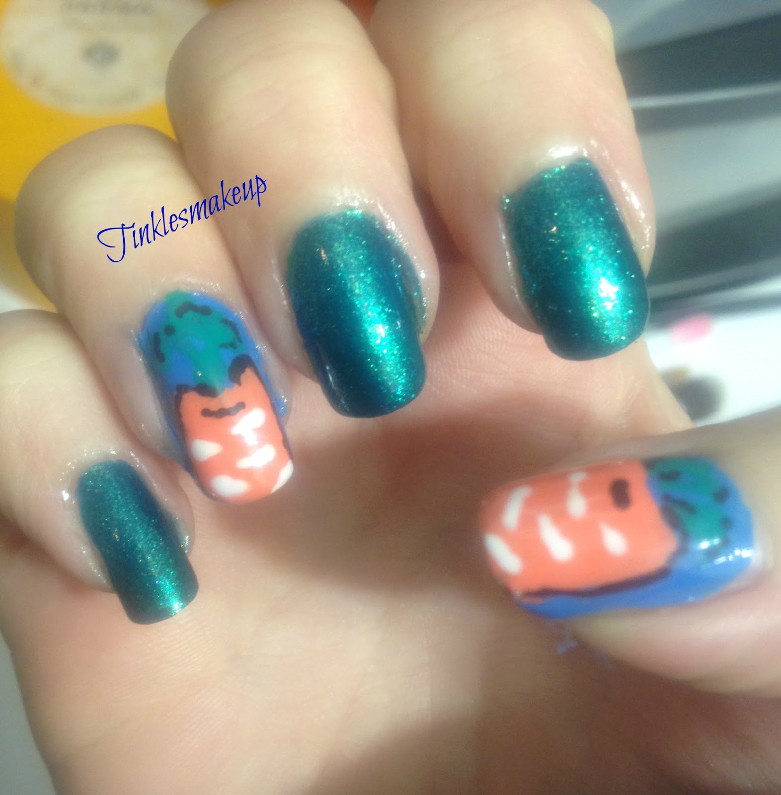Tinklesmakeup Carrots nail art
