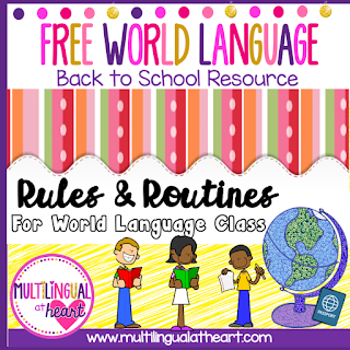 Back to School in World Language Class | Multilingual at Heart