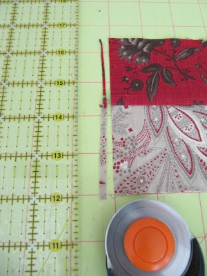 Sew Many Ways...: Strip Piecing 4 Patch Quilt Blocks...