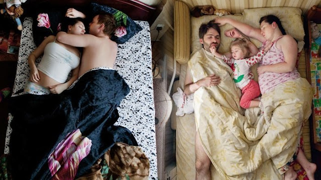 7 Foto  Sikap Suami  pada Istri  yang Hamil Saat Tidur 