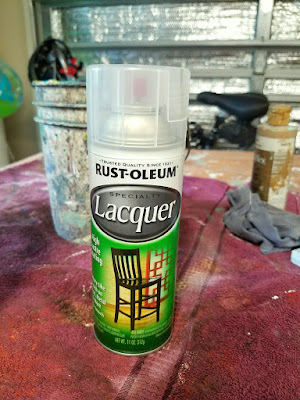 Rustoleum clear laquer spray sealer