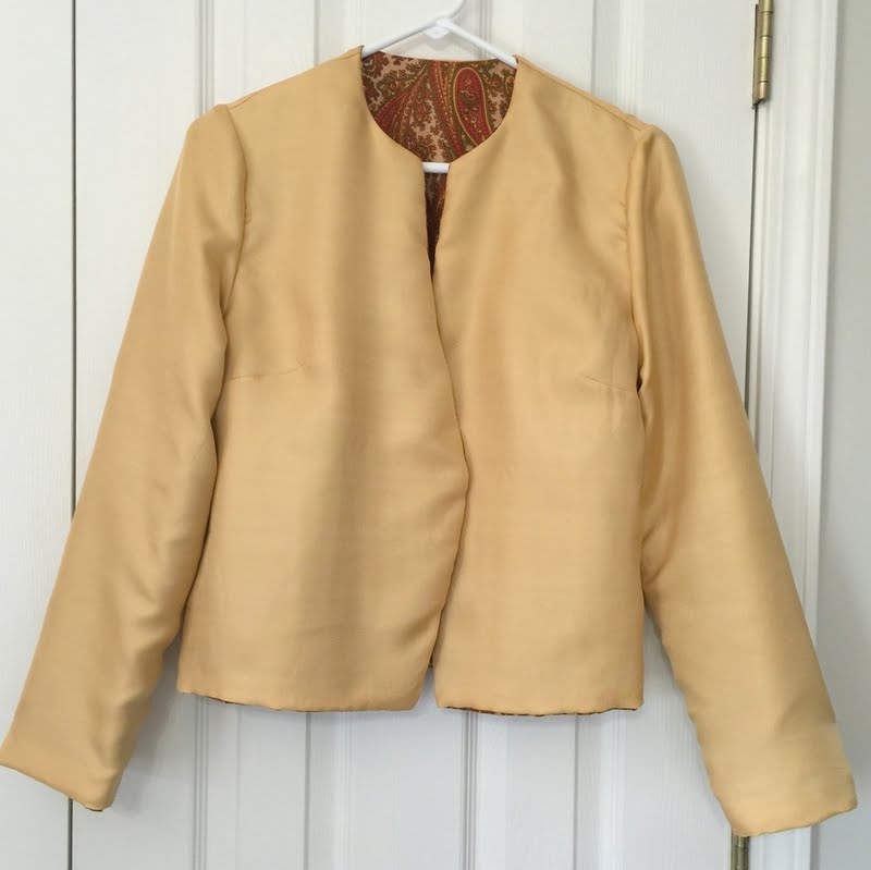 Lisa's Carolina | Handmade: Burda Reversible Jacket #120 from the 01/ ...