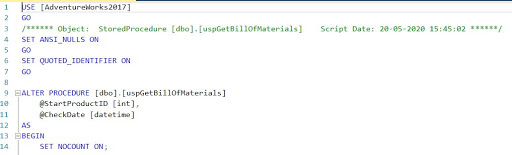 SSMS query editor adding line number | GOTO Line number | SQL Server ...