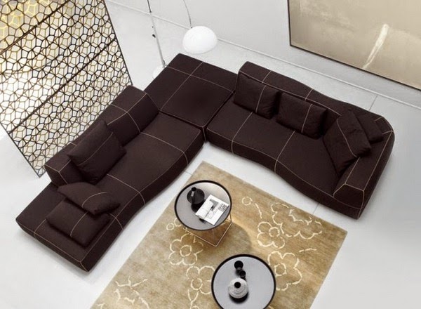Luxury designer sofas for the living room from Italy