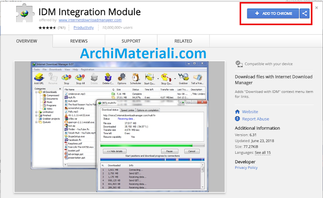 ekstensi idm ke google chrome