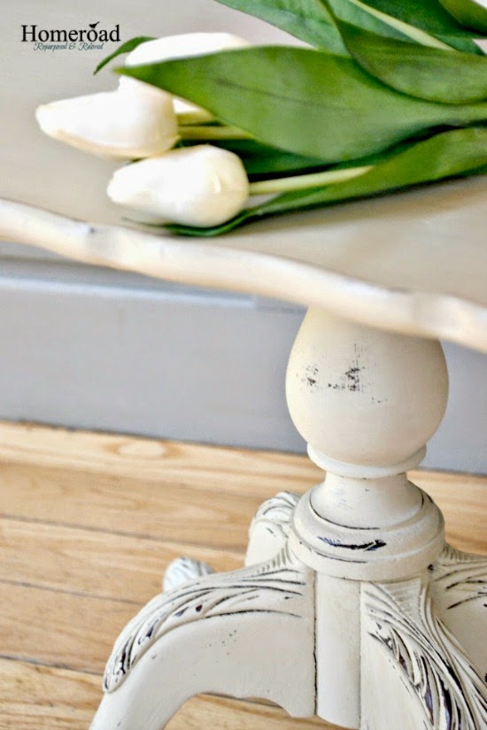 A Country Grey Tiered Table