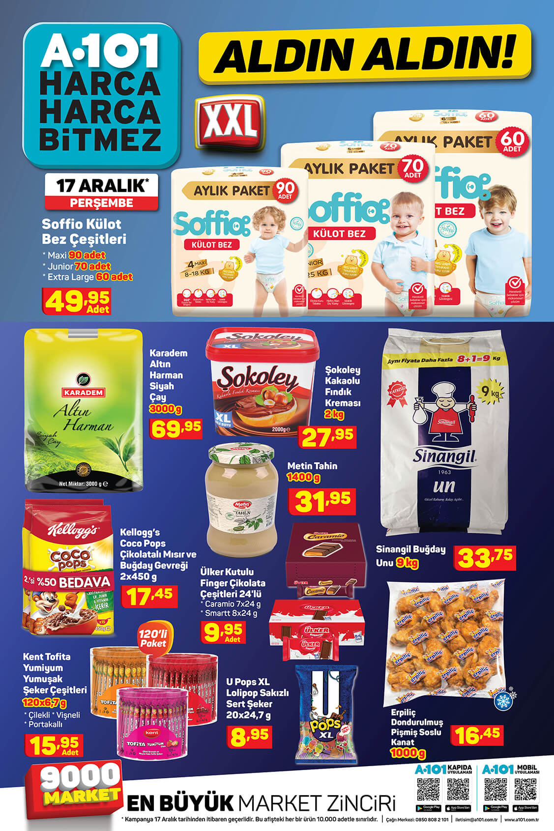 17 Aralık 2020 Perşembe A101 Aldın Aldın Broşürü