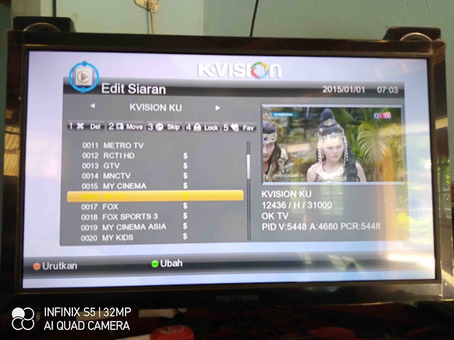 Cara Menyusun Siaran TV K-Vision G-88HD Ottimo 01