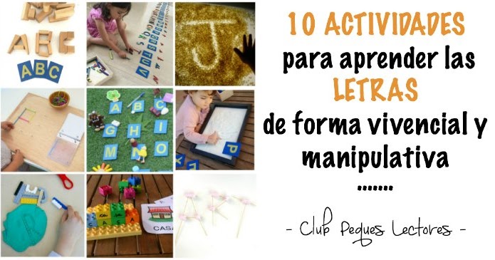 10 actividades con letras (para vivencial y significativo) - Peques Lectores: cuentos y creatividad infantil