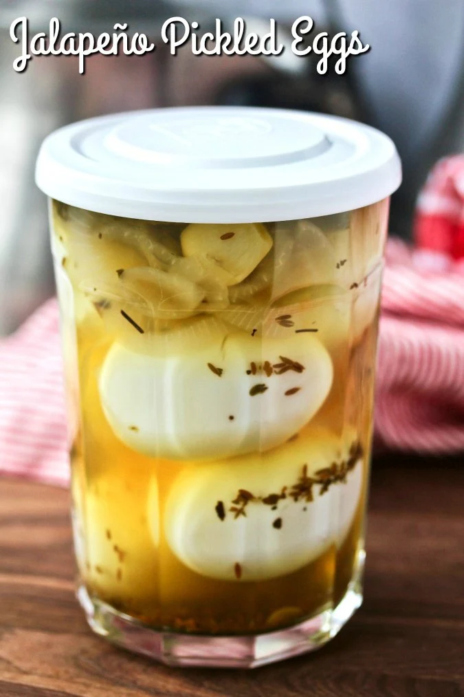 Jalapeño Pickled Eggs Karen's Kitchen Stories