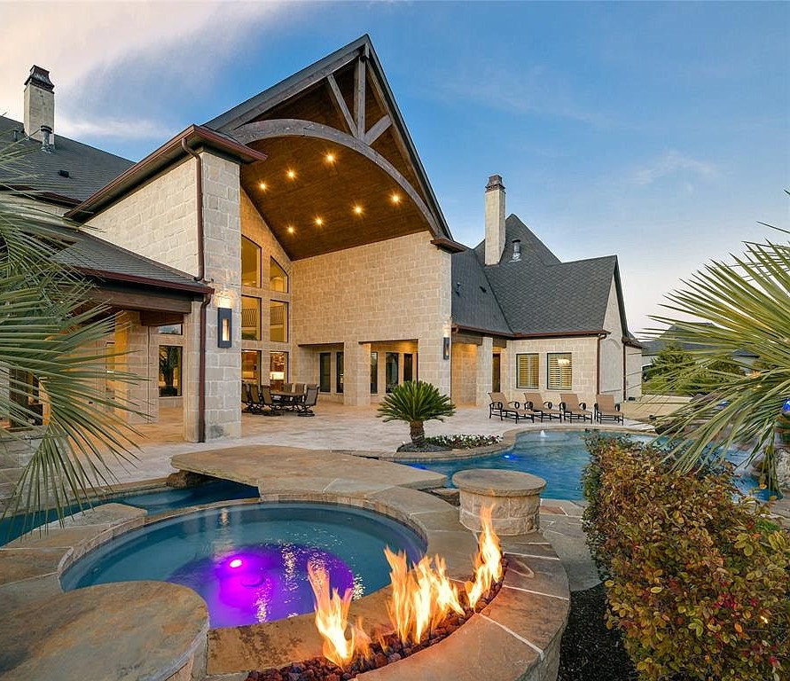 9,000 Square Foot FrenchInspired Stone Mansion In Rockwall, TX THE