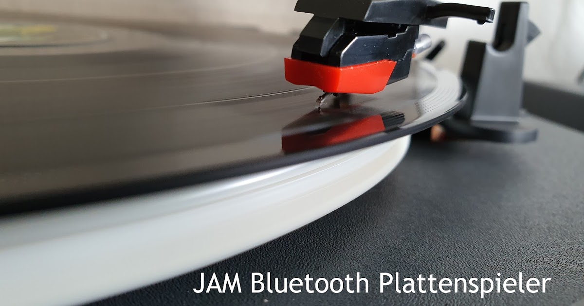 11) JAM SPUN OUT Bluetooth Plattenspieler