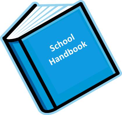 Click on the book to open our School Handbook.
