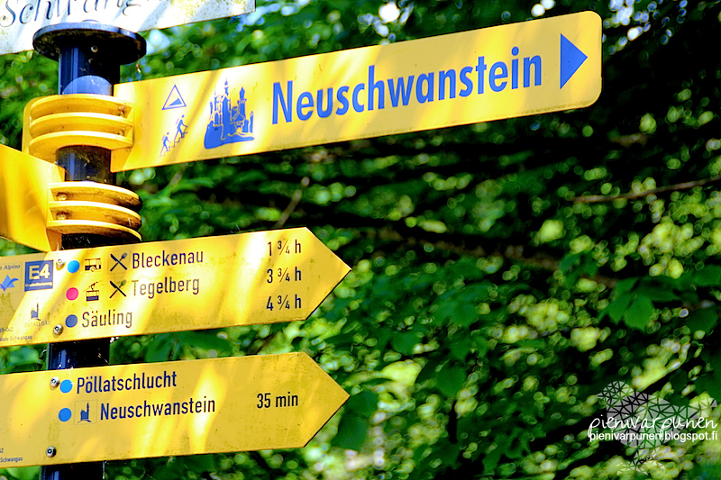 interrail-saksa-füssen-neuschwanstein-linna