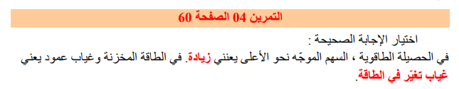 حل تمرين 4 صفحة 60 الفيزياء للسنة الثالثة متوسط - الجيل الثاني