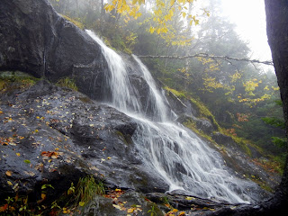 A waterfall on the Monroe Trail in Camel's Hump State Park
