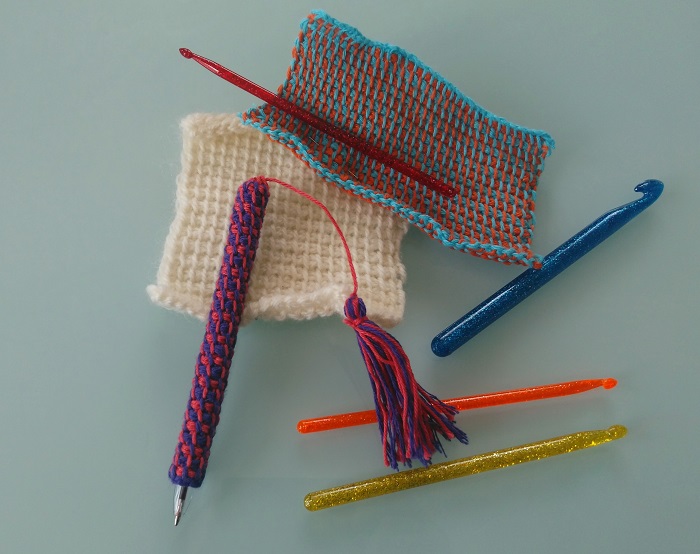 Entre tricot et crochet:le crochet tunisien - Bulle et Funambule ou mes  tribulations dans le monde du DIY
