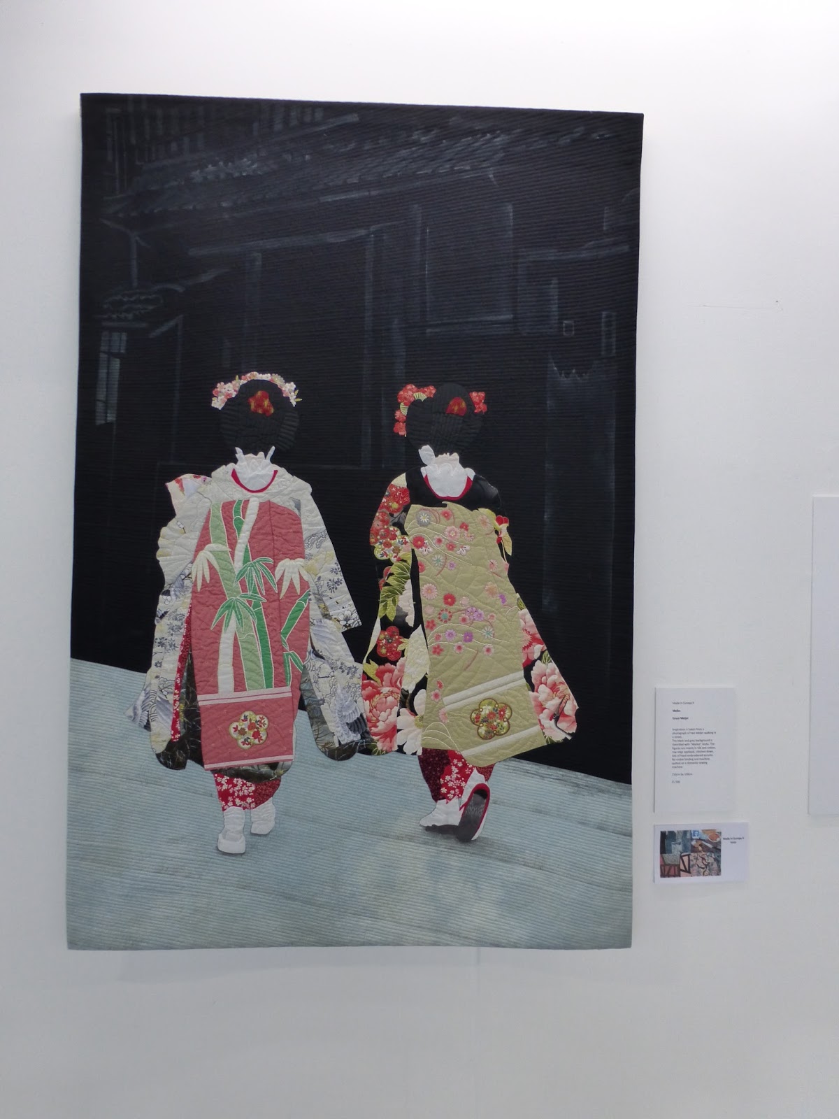 sashiko and other stitching Festival of Quilts Japanese inspirations